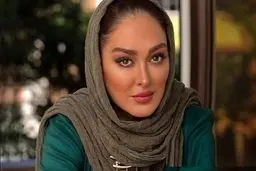  عکسی خاطرانگیز  با چهره ای متفاوت از الهام حمیدی