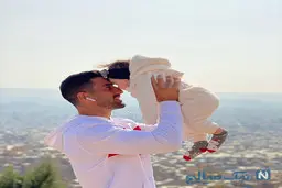 احسان حاج صفی دخترشو برده استادیوم آ.اک +ویدئو 