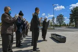 آرامستان بهشت معصومه قم در روزهای کرونایی 