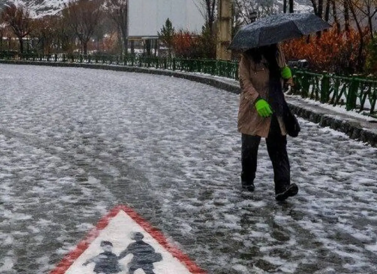 کاهش دما و یخ بندان سطح زمین در تهران