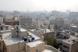 کاهش موقت آلودگی هوای کلانشهرها به علت وزش باد