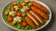 طرز تهیه سالاد سزار | بیا تا صفر تا صد سالاد سزار رستورانی رو بهت یاد بدم!+ویدئو