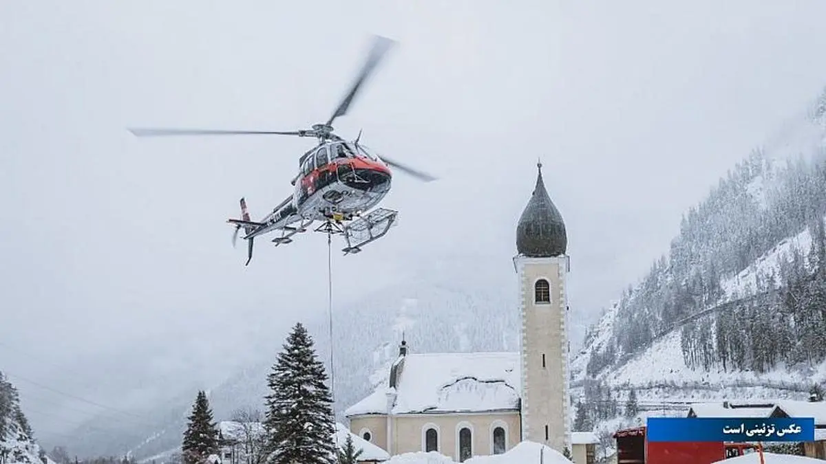 سقوط هلی‌کوپتر با ۶ سرنشین در کوه‌های آلپ فرانسه؛ تنها خلبان نجات یافت
