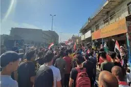 عراق شاهد حضور گسترده افراد در اعتراضات بود