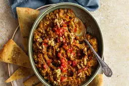 بیا تا بهت میرزا قاسمی رو به سبک اصیل شمالی یادت بدم! | طرز تهیه میرزا قاسمی شمالی +ویدئو