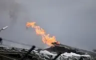 شعله‌های آتش وسیع ترین میدان گازی روسیه را سوزاند +ویدئو