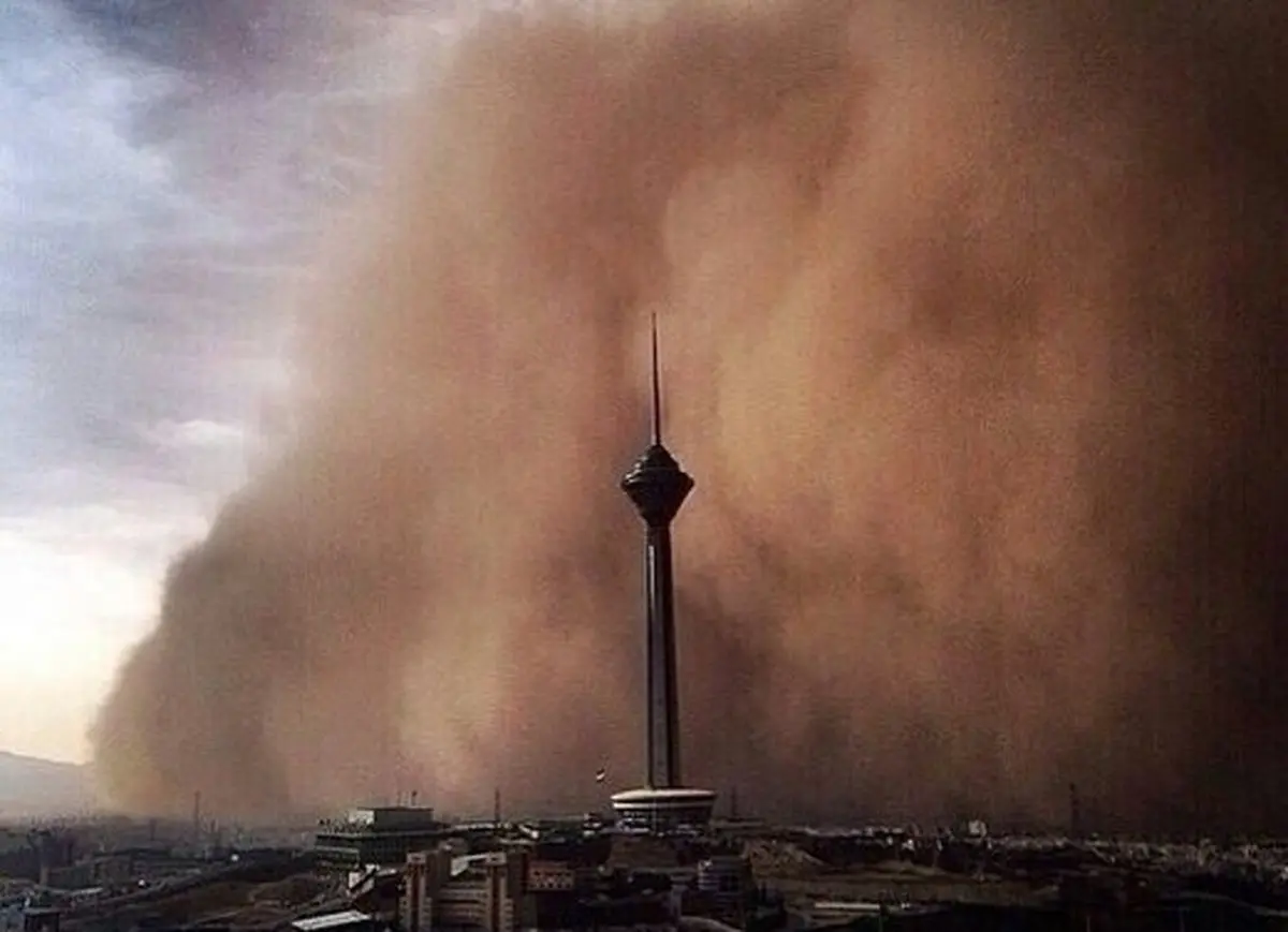 تعداد مصدومان طوفان شدید امروز تهران | طوفان امروز تهران را برد + ویدئو