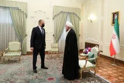 لاوروف به دیدار روحانی رفت
