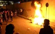  دیوار خارجی کنسولگری ایران در کربلا را آتش زدند +عکس و فیلم