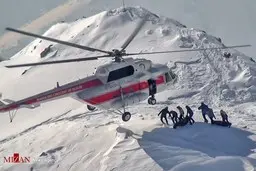 یک کوهنورد ناشناس در ریزش بهمن توانست با نیروی امداد تماس بگیرد | جزئیات حادثه