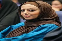 عکس لو رفته از خانم بازیگر |  حضور نفیسه روشن با لباس محلی جنوبی در برنامه صبح خلیج فارس