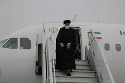 رئیسی در نهمین سفر استانی خود وارد سمنان شد