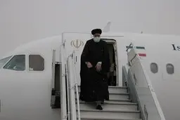رئیسی در نهمین سفر استانی خود وارد سمنان شد
