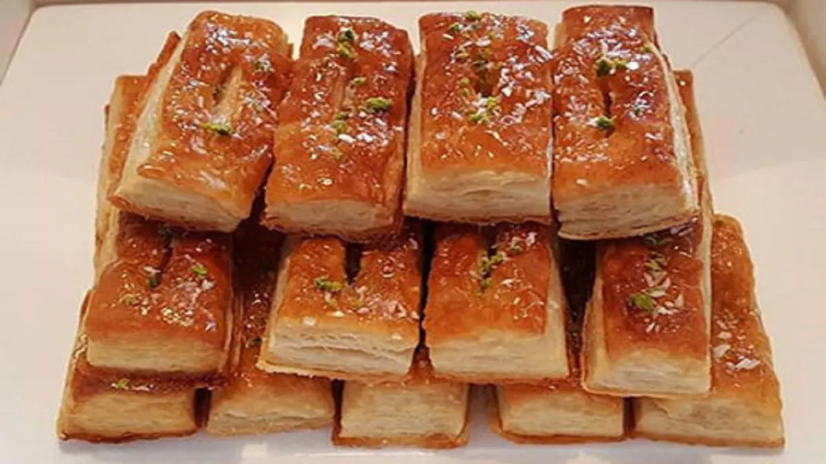  یه شیرینی عیدانه و رمضانی که خیلی خوشمزه ست درست کن! | طرز تهیه شیرینی زبان +ویدئو