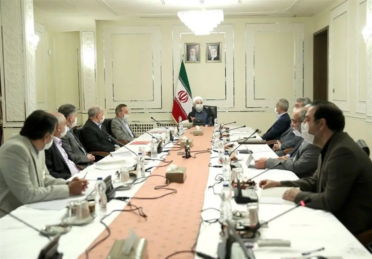 برگزاری جلسه روسای کمیته‌های ستاد مقابله با کرونا با حضور روحانی 