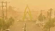 توده گرد و خاک جدید در راه خوزستان |  آسمان در حسرت رنگ آبی+ ویدئو 