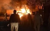 انفجار مهیب در یکی از مساجد شهر پیشاور پاکستان + فیلم