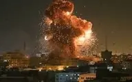 حمله توپخانه‌ها و جنگنده‌های صهیونیستی به نوار غزه+ویدئو 