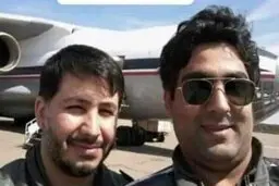 اسامی خلبانان شهید شده در حادثه سقوط جنگنده در تبریز