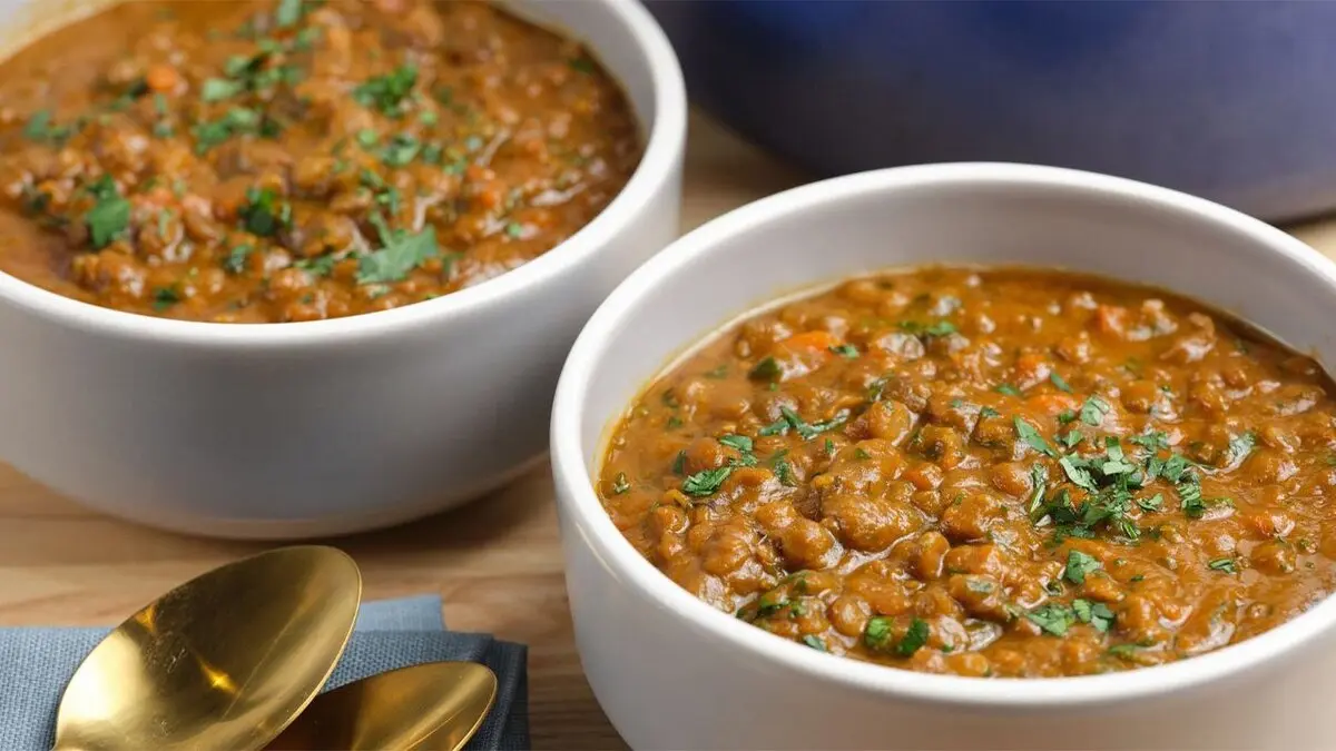 اگه عدس نداری عیب نداره عدسی گندم جاش بپز! | طرز تهیه عدسی گندم +ویدئو