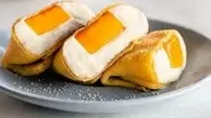 پنکیک هنگ کنگی با انبه و خامه | طرز تهیه پنکیک انبه +ویدئو