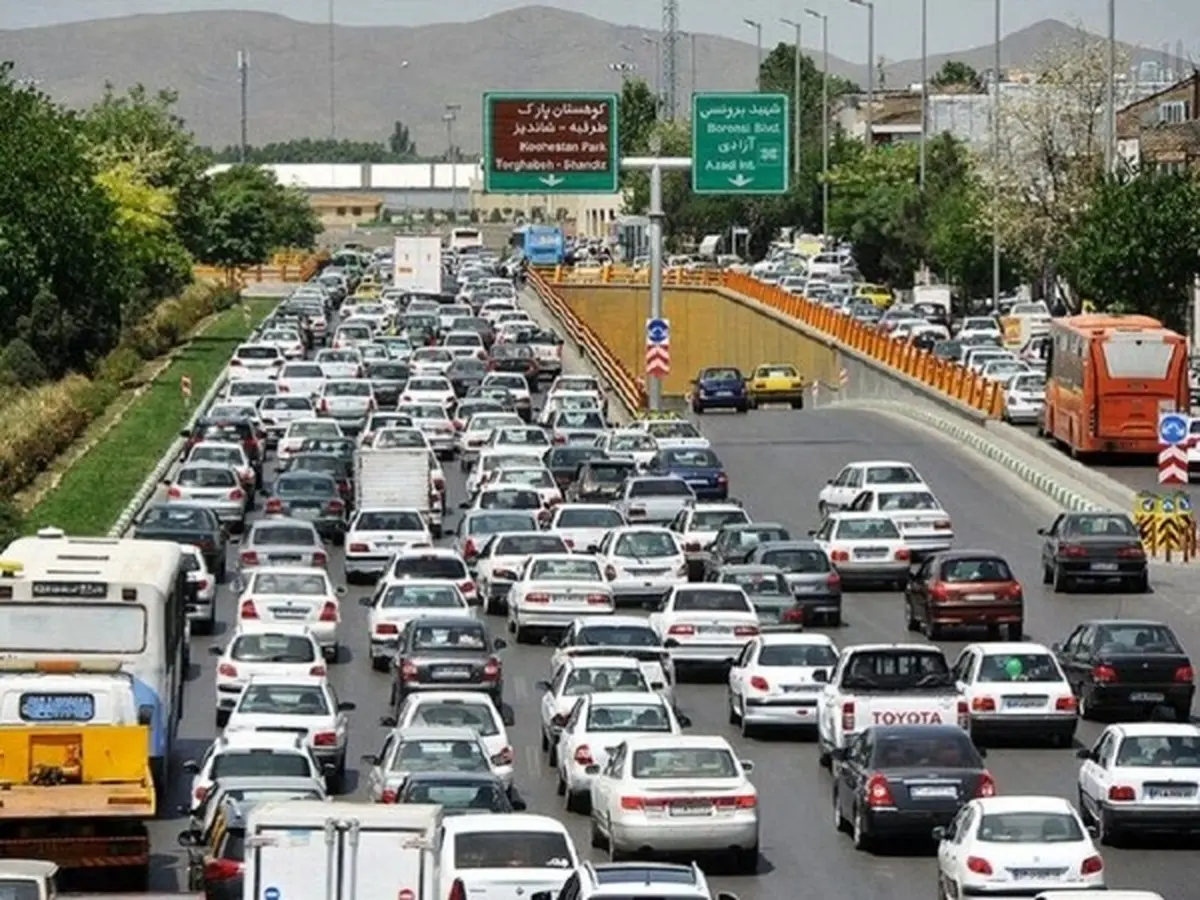 ترافیک سنگین در محدوده بهشت زهرا