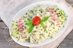 راز خوشمزگی الویه مرغ دوتا نکته است! | طرز تهیه الویه مرغ به همراه فوت و فن آن +ویدئو