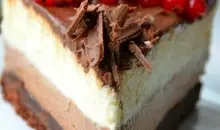 طرز تهیه موس کیک شکلاتی دسری برای مهمانی ها+ ویدیو 