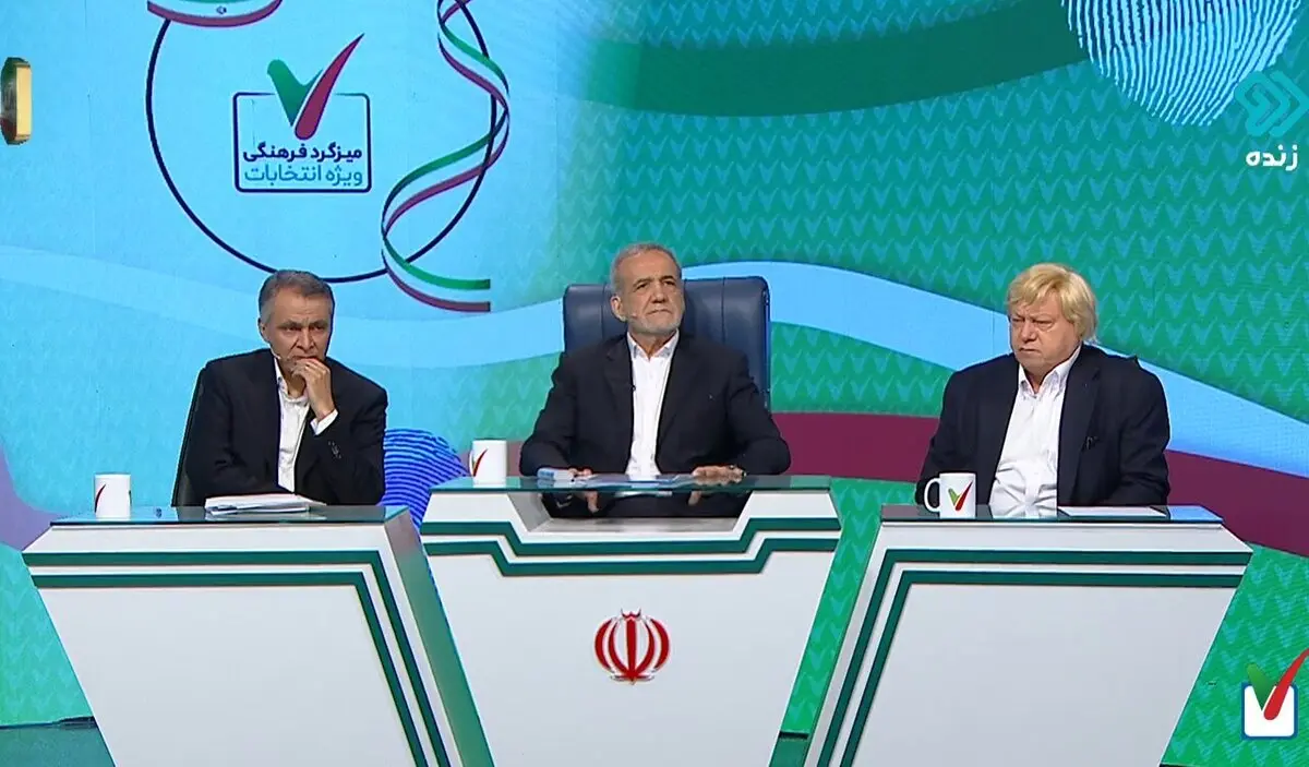 اسفندیاری،در اقدامی جنجالی، به محمد فاضلی تهمت زد | فاضلی مشاور پزشکیان برنامه را ترک کرد +ویدئو