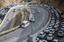 
ترافیک سنگین از طرف تهران به شمال
