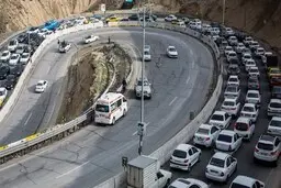 
ترافیک سنگین از طرف تهران به شمال
