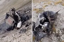 تصویری از سقوط سوخو25/عکس