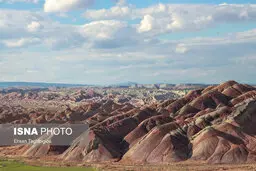  تصاویر زیبای کوه های رنگی «ماهنشان» 