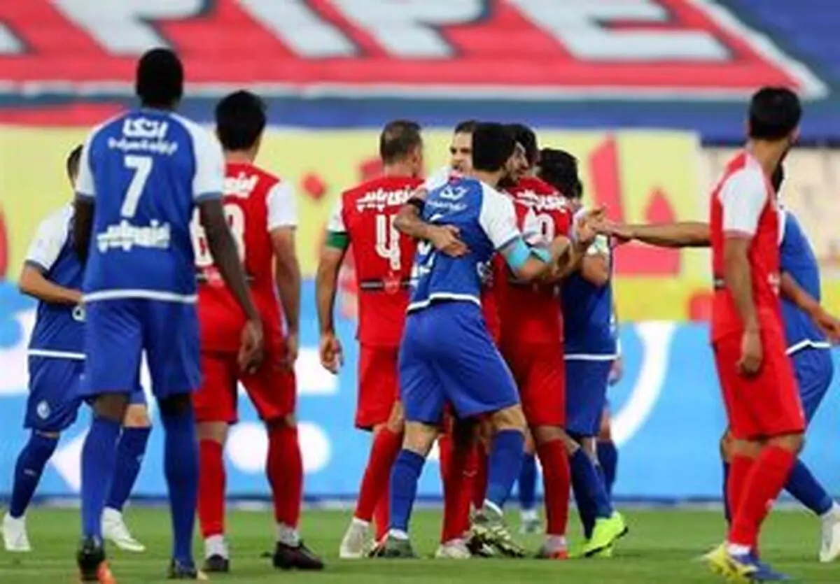جدول لیگ برتر بعد از برد پرسپولیس در دربی ۹۵ 