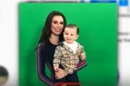 مهمان ناخوانده خانم مجری در برنامه زنده+ویدئو