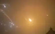 آسمان کی‌یف در حملات موشکی دیشب روسیه+ویدئو