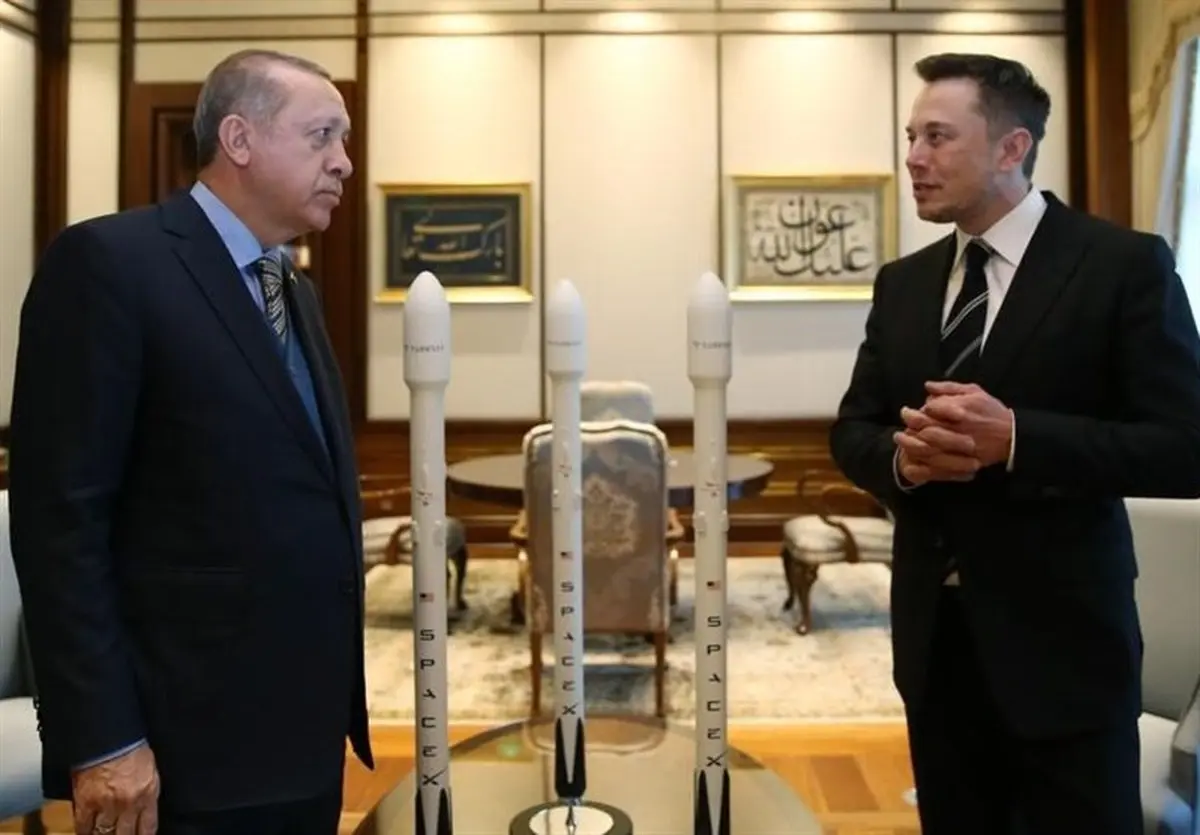 اردوغان و ماسک دیدار کردند 