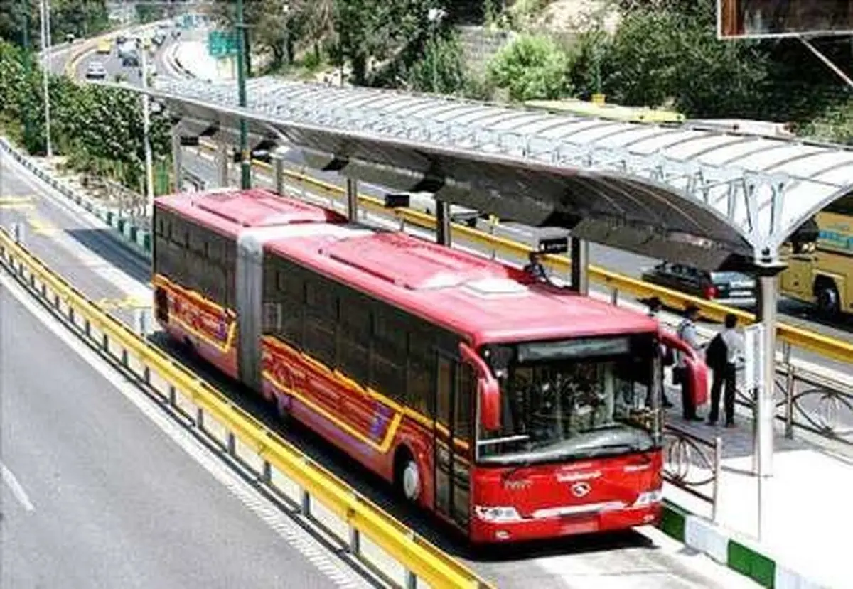 تغییر برنامه به کار گیری اتوبوس ها در خطوط بی آر تی