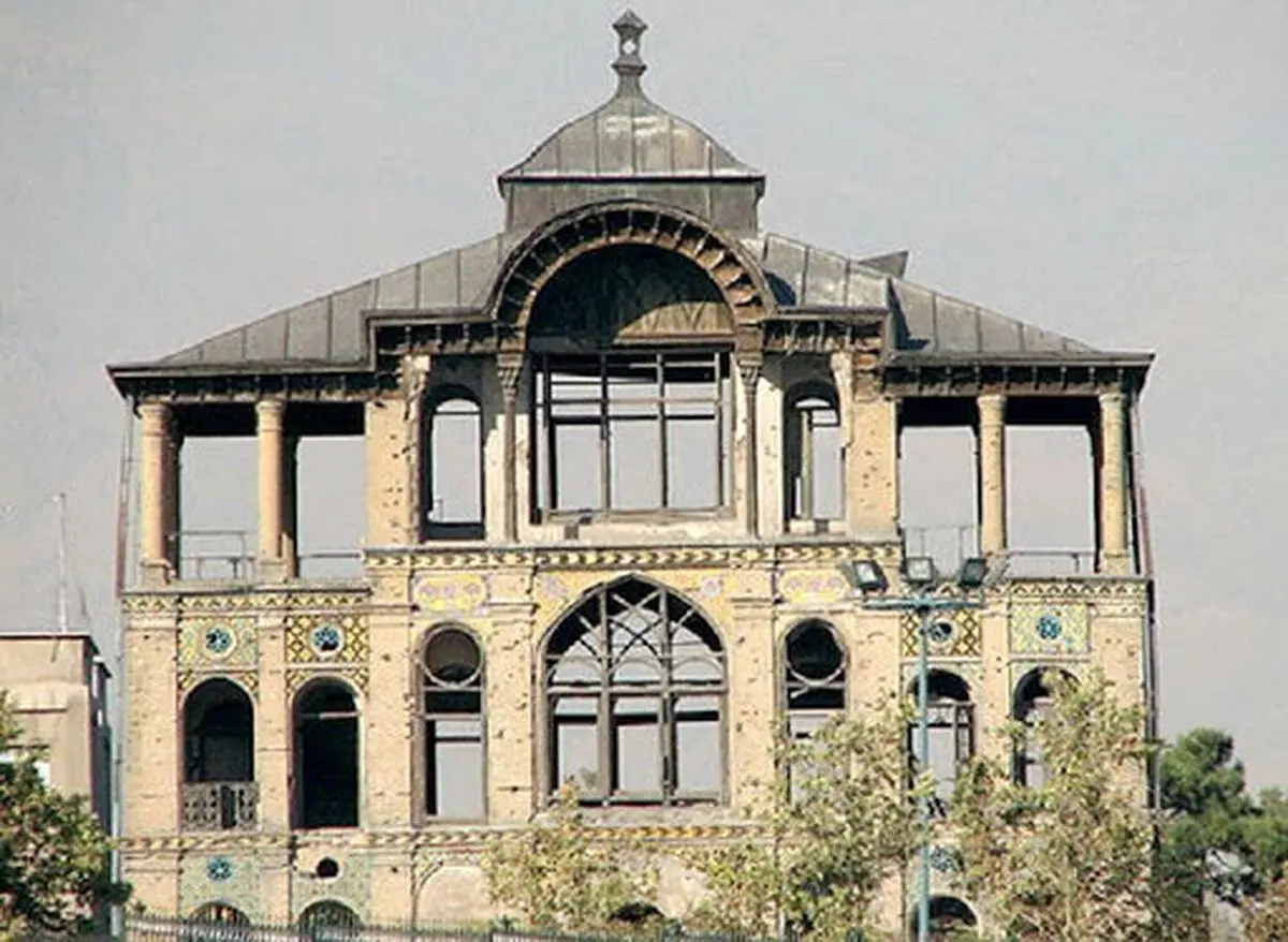 تشریح جزئیات مرمت عمارت کلاه فرنگی عشرت آبادمتعلق به دوره قاجار