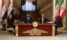 امضای تفاهم نامه مشترک بین رئیس جمهور ایران و نخست وزیر عراق