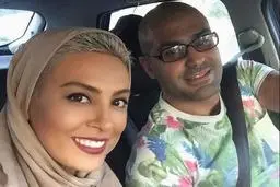  تصویری عاشقانه پر حرف و حدیث  بازیگر سرشناس +عکس