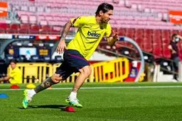 بازگشت مسی به تمرینات
