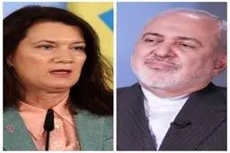 رایزنی وزیر خارجه سوئد با ظریف