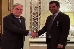  اهدای نشان شوالیه به شهاب حسینی 