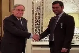  اهدای نشان شوالیه به شهاب حسینی 