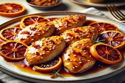طرز تهیه مرغ پرتقالی | دیگه مرغ تکراری نپز +ویدئو