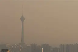 هوای تهران آلوده برای گروه‌های حساس