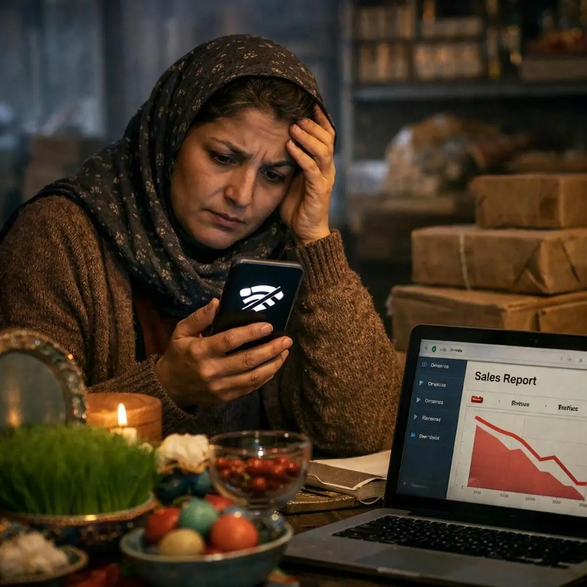 کاهش شدید فروش آنلاین در آستانه نوروز