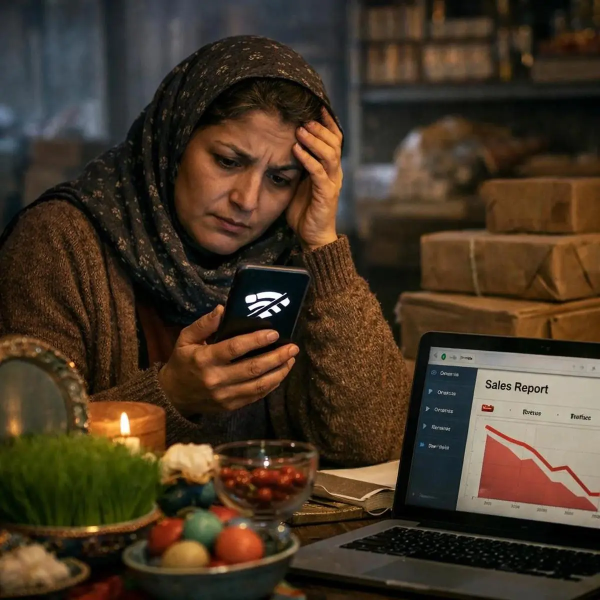 کاهش شدید فروش آنلاین در آستانه نوروز