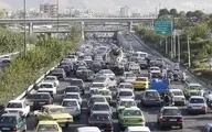 رانش زمین علت ترافیک امروز بزرگراه شهید همت
